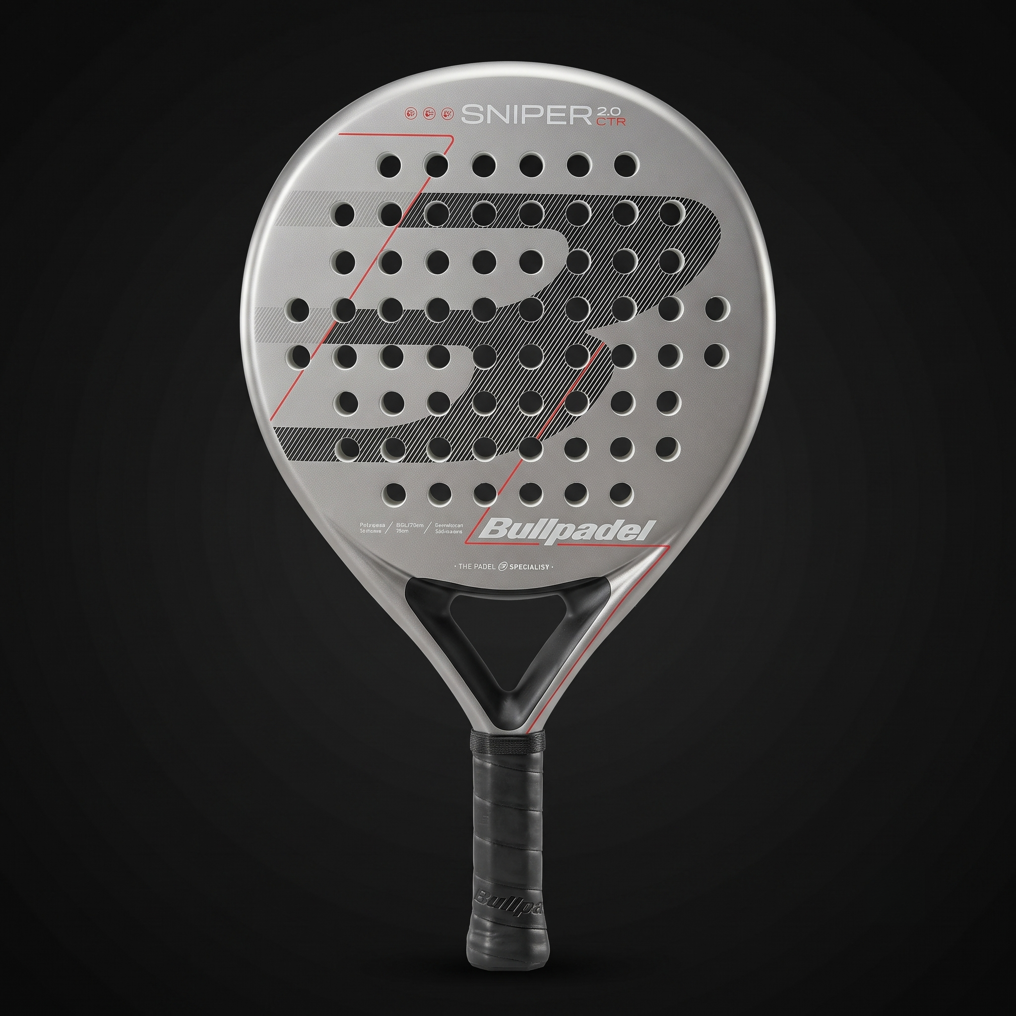 Bullpadel Sniper Control Gris